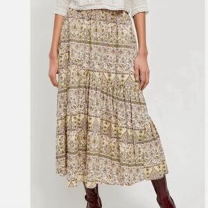Free People All About The Tiers Skirt, EUC